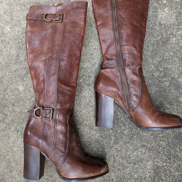 Frye Shoes - Frye Parker D Ring Tall Boot Copper 8.5
